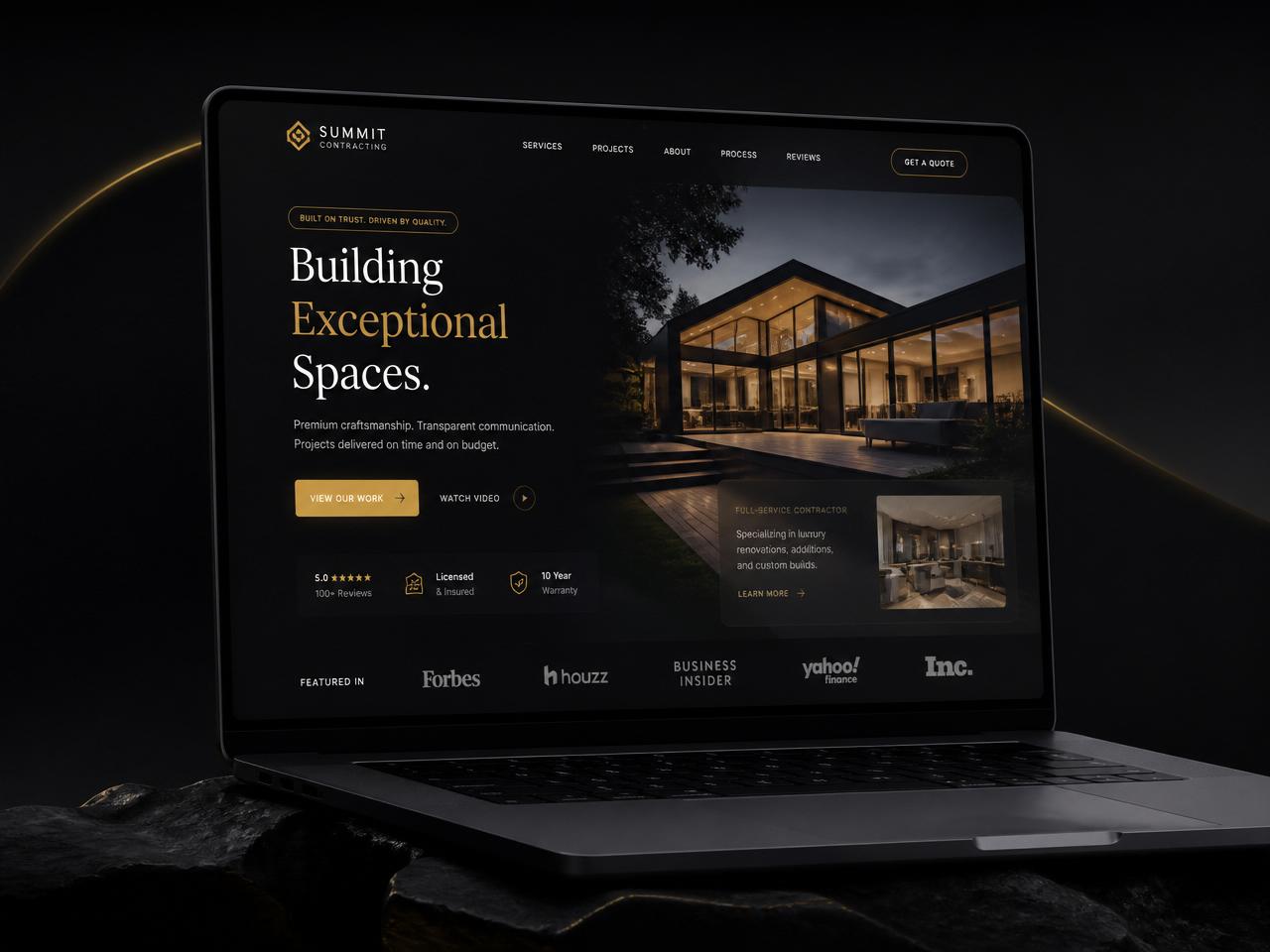 Contractor Marketing Site